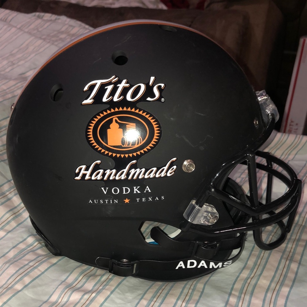 Tito’s Handmade Vodka Replica Football Helmet Collector Piece